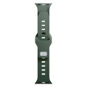 3MK Silicone Watch Strap Dark Green/Dark Green for Apple Watch 42/44/45/49mm