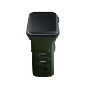 3MK Silicone Watch Strap dark green/dark green for Apple Watch 38/40/41mm