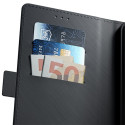 3MK Wallet Case iPhone 14 Plus 6.7" black/black