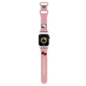 Hello Kitty Strap HKAWMSCHBLP Apple Watch 38/40/41mm pink/pink strap Silicone Kitty Head