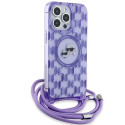 Karl Lagerfeld KLHMP15XHCKCKLCU iPhone 15 Pro Max 6.7" purple/purple hardcase IML Crossbody Monogram