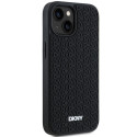 DKNY DKHCP15M3DRPWK iPhone 15 Plus 6.7" black/black hardcase 3D Rubber Repeat Pattern