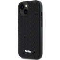 DKNY DKHCP15M3DRPWK iPhone 15 Plus 6.7" black/black hardcase 3D Rubber Repeat Pattern