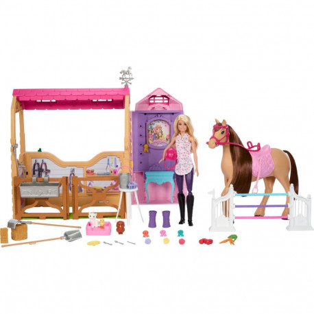 Barbie Ultimate Stable - Stable, Doll and Pony Playset