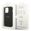 Guess GUHCP14LPSASBBK iPhone 14 Pro 6.1" black/black Saffiano Strap Guess GUHCP14LPSASBBK iPhone 14 Pro 6.1" black/black Saffiano Strap