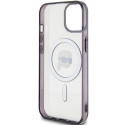 Karl Lagerfeld KLHMP15SHKHNOTK iPhone 15 / 14 / 13 6.1" transparent hardcase IML Karl`s Head MagSafe Karl Lagerfeld KLHMP15SHKHNOTK iPhone 15 / 14 / 13 6.1" transparent hardcase IML Karl`s Head MagSafe