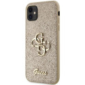 Guess GUHCN61HG4SGD iPhone 11 / Xr 6.1" gold/gold hardcase Glitter Script Big 4G