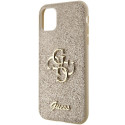 Guess GUHCN61HG4SGD iPhone 11 / Xr 6.1" gold/gold hardcase Glitter Script Big 4G