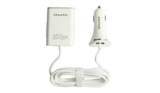 AWEI nice. alone. C-400 9.6A 4xUSB High Speed ​​white/white