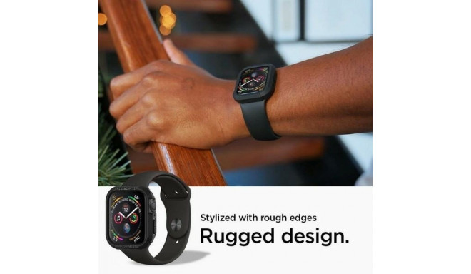 Spigen Rugged Armor Apple Watch 4/5/6/7/ SE 44/45mm black/black 062CS24469