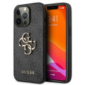 Guess GUHCP13L4GMGGR iPhone 13 Pro / 13 6.1" gray/gray hardcase 4G Big Metal Logo