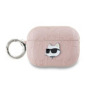 Karl Lagerfeld KLAP2PGCHPP AirPods Pro 2 (2022/2023) cover pink/pink Monogram Choupette Head