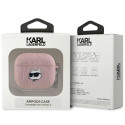 Karl Lagerfeld KLA3PGCHPP AirPods 3 cover pink/pink Monogram Choupette Head