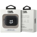 Karl Lagerfeld KLAP2PGCHPK AirPods Pro 2 (2022/2023) cover black/black Monogram Choupette Head