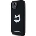 Karl Lagerfeld KLHMP15SSCHPPLK iPhone 15 / 14 / 13 6.1" black/black hardcase Silicone Choupette Head