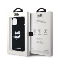 Karl Lagerfeld KLHMP15SSCHPPLK iPhone 15 / 14 / 13 6.1" black/black hardcase Silicone Choupette Head