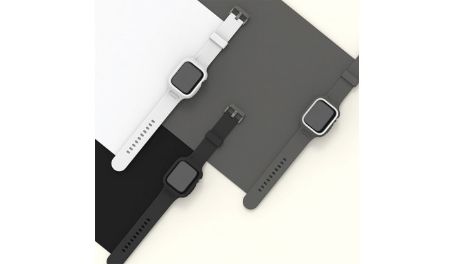 Araree case with Duple Pro Apple Watch strap 44/45mm gray/gray AR70-01866C