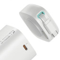 USAMS Powerbank with retractable USB-C Retractable cable 18000 mAh PD45W Fast Charge XMF Series whit