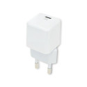 4smarts Wall charger + cable MFI VoltPlug PD 30W GaN USB-C/Lightning 1.5m white/white 451534