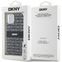 DKNY DKHMP14SHRHSEK iPhone 14 / 15 / 13 6.1" black/black hardcase IML Mono & Stripe MagSafe