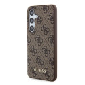 Guess GUHCS24SG4GFBR S24 S921 brown/brown hardcase 4G Metal Gold Logo