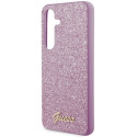 Guess GGUHCS24MHGGSHU S24+ S926 purple/purple hardcase Glitter Script