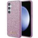 Guess GGUHCS24MHGGSHU S24+ S926 purple/purple hardcase Glitter Script