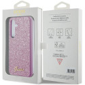 Guess GGUHCS24MHGGSHU S24+ S926 purple/purple hardcase Glitter Script