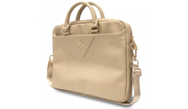 Guess GUCB15ZPGSTEGD 16" hele kuldne kolmnurk 4G kott
