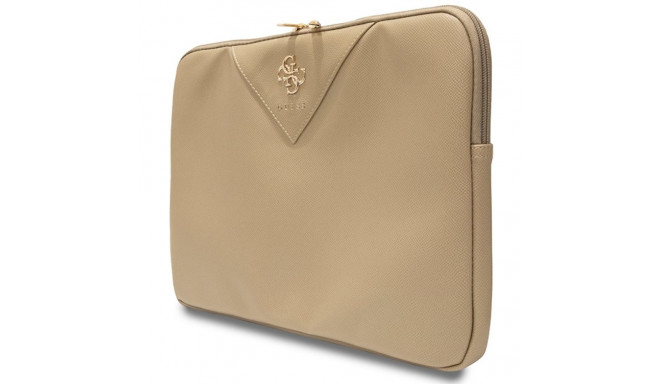 Guess Sleeve GUCS14ZPGSTEGD 14" light gold Triangle 4G