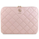 Guess Sleeve GUCS14ZPSQSSGP 14" pink/pink Quilted 4G