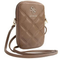 Guess Handbag GUWBZPSQSSGW brown/brown Zip Quilted 4G