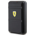Ferrari Powerbank Wireless 15W FEPB10MSPLEK 10000 mAh with stand function black/black Metal Logo Mag