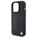 BMW BMHMP15LSLLBK iPhone 15 Pro 6.1" black/black MagSafe Leather Hot Stamp