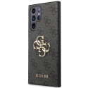 Guess GUHCS23L4GMGGR S23 Ultra S918 gray/gray hardcase 4G Big Metal Logo