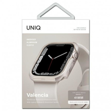 UNIQ Valencia Case Apple Watch Series 4/5/6/7/8/SE/SE2 40/41mm. starlight