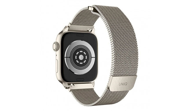 Uniq Dante rihm Apple Watch Series 1/2/3/4/5/6/7/8/SE/SE2 38/40/41mm roostevaba teras starlight