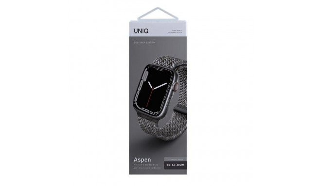 UNIQ Aspen Strap Apple Watch 44/42/45 mm Series 1/2/3/4/5/6/7/8/SE/SE2/SE3 punutud DE kivihall