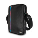 BMW bag BMTB8MCPBK Tablet 8" black/black Carbon / Tricolor Stripe