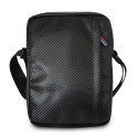 BMW bag BMTB8MCPBK Tablet 8" black/black Carbon / Tricolor Stripe