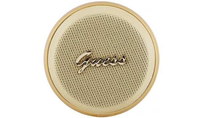 Guess Bluetooth kõlar GUWSC3ALSMD kõlarialus kuldne magnetiline Script metall