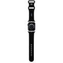 Hello Kitty HKAWLSCHBLK Apple Watch Strap 42/44/45/49mm black/black strap Silicone Kitty Head