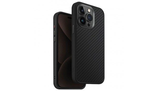 UNIQ case Keva iPhone 15 Pro Max 6.7" Magclick Charging carbon black
