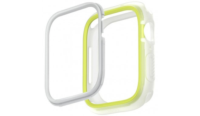 UNIQ case Moduo Apple Watch Series 4/5/6/7/8/9/SE/SE2 40/41mm lime-white/lime-white