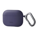UNIQ case Nexo AirPods Pro 2 gen + Ear Hooks Silicone (2022/2023) purple/fig purple