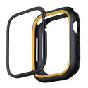 UNIQ case Moduo Apple Watch Series 4/5/6/7/8/9/SE/SE2 44/45mm black-mustard/midnight-mustard