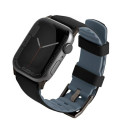 UNIQ Linus Apple Watch Series strap 1/2/3/4/5/6/7/8/9/SE/SE2 38/40/41mm. Airosoft Silicone black/mid