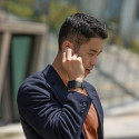 UNIQ Linus Apple Watch Series strap 1/2/3/4/5/6/7/8/9/SE/SE2 38/40/41mm. Airosoft Silicone black/mid