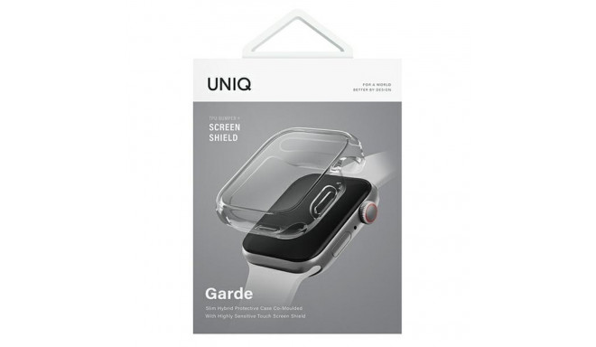 UNIQ Garde case for Apple Watch Series 7/8/9 41mm.  transparent/clear