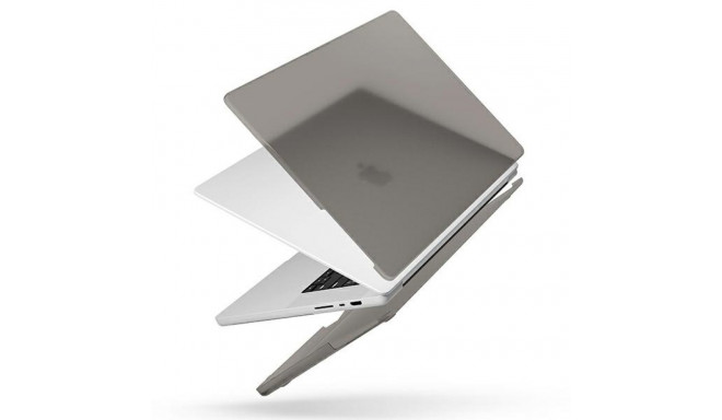 UNIQ Claro raamatuümbris MacBook Pro 14" (2021) suitsune matt hall